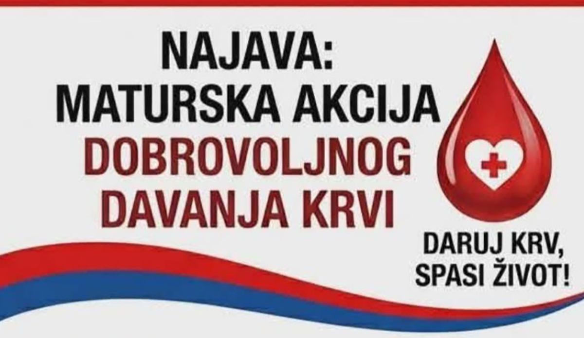 Maturska akcija dobrovoljnog davanja krvi